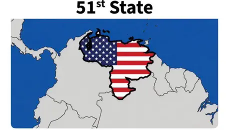 Donald Trump presume que Venezuela sería el estado 51 de Estados Unidos