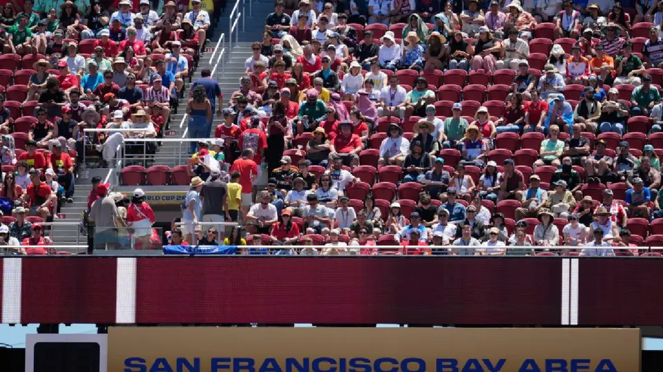 Asientos vacíos en el Estadio San Francisco | AP