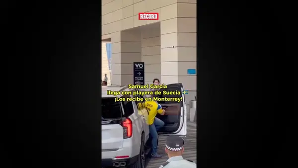 ¡Así recibió Samuel Garcia a la selección de Suecia en Monterrey!