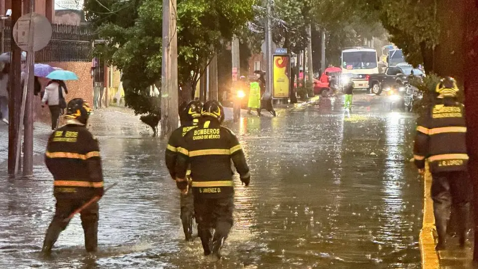 Alerta Roja por lluvias en CDMX: Coyoacán y Tlalpan en máxima vigilancia