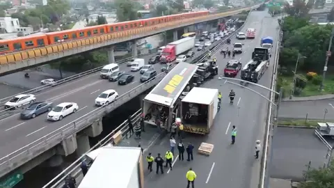 El accidente provocó un caos en toda la zona de Oceanía rumbo al Estado de México / Especial