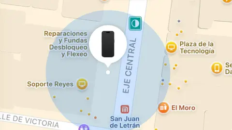 El comediante localizó su celular en la Plaza de la Tecnología en el Centro Histórico / FB: @eliztaparrasta