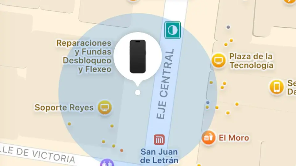 El comediante localizó su celular en la Plaza de la Tecnología en el Centro Histórico / FB: @eliztaparrasta