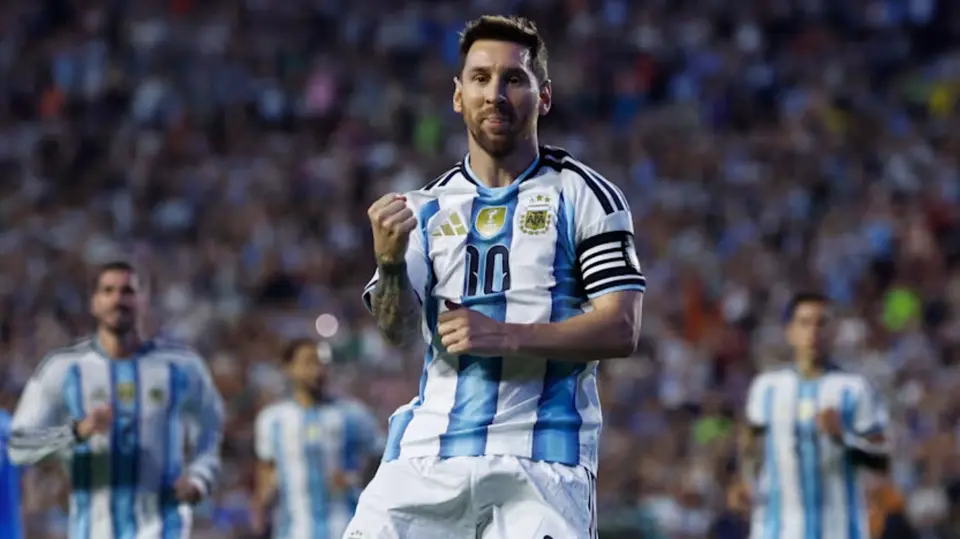 Lionel Messi celebra un gol | AP