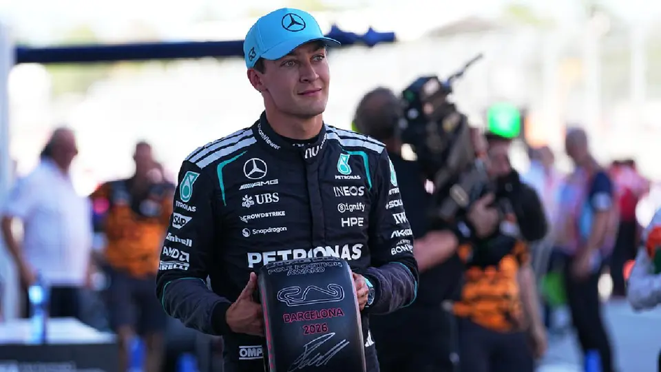 Russell conquista la Pole en Barcelona l AP