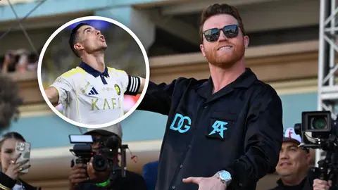 Cristiano Ronaldo, el futbolista que podría resistirle un round a Canelo, según el pugilista mexicano