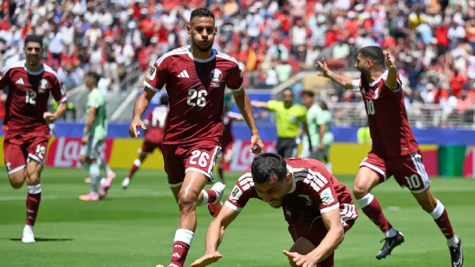 Qatar celebra su gol ante Suiza l AP