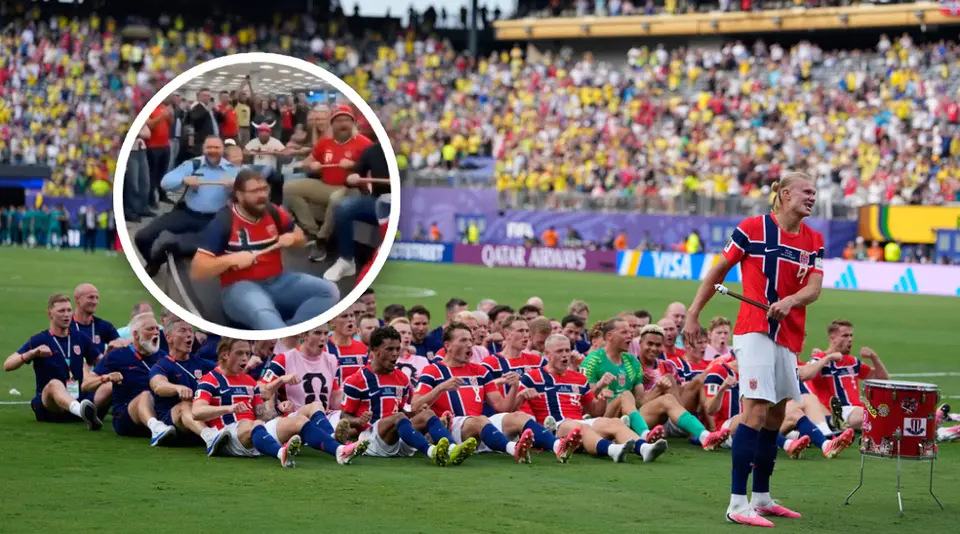 Afición de Noruega se despide del Mundial como solo ellos saben | AP