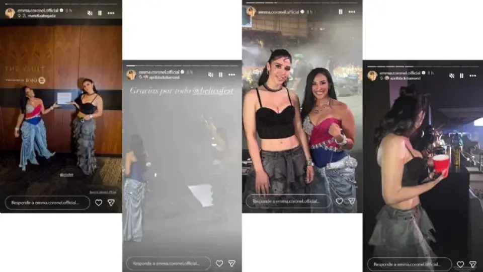 Videos de la intervención de Emma Coronel comenzaron a circular en redes sociales minutos después de su aparición en el escenario./ IG