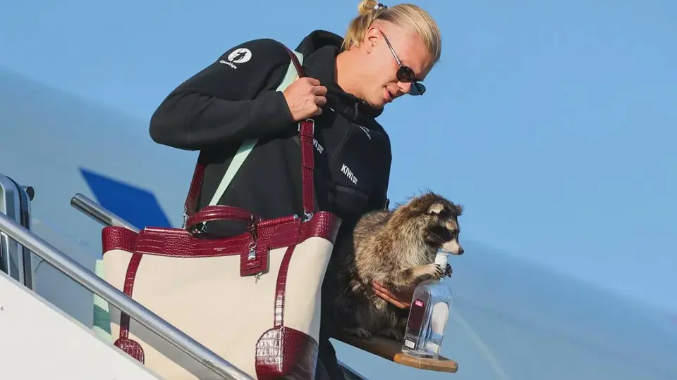 Erling Haaland al llegar a Noruega | Especial