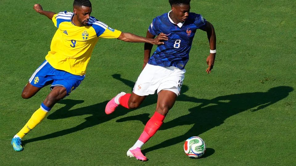 Aurélien Tchouaméni contra Suecia | AP