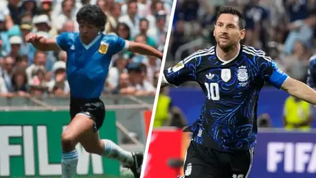 ¡Con el aura del Diego! Argentina jugará de azul vs Inglaterra