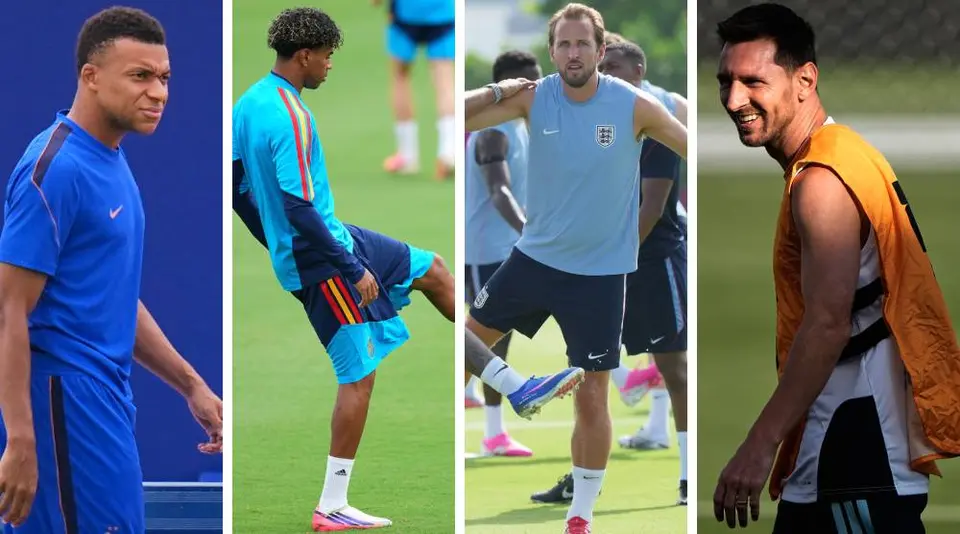 Kylian Mbappé, Lamine Yamal, Harry Kane y Lionel Messi | AP