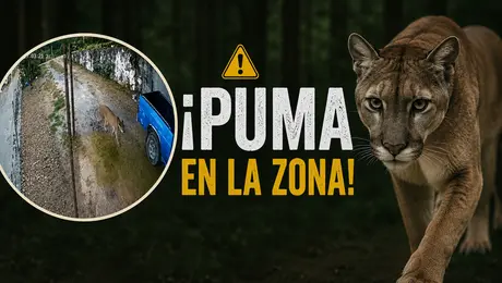 VIDEO: ¡Captan a un puma en Querétaro! Esto piden las autoridades