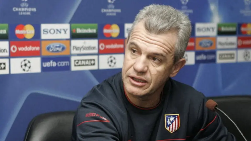 Javier Aguirre con Atlético de Madrid en la Champions League | AFP