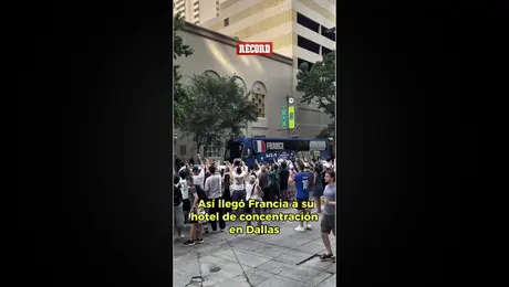 ¡ASÍ FUE LA LLEGADA DE FRANCIA A DALLAS! La Selección Francesa Llegó A Dallas Para Su Partid