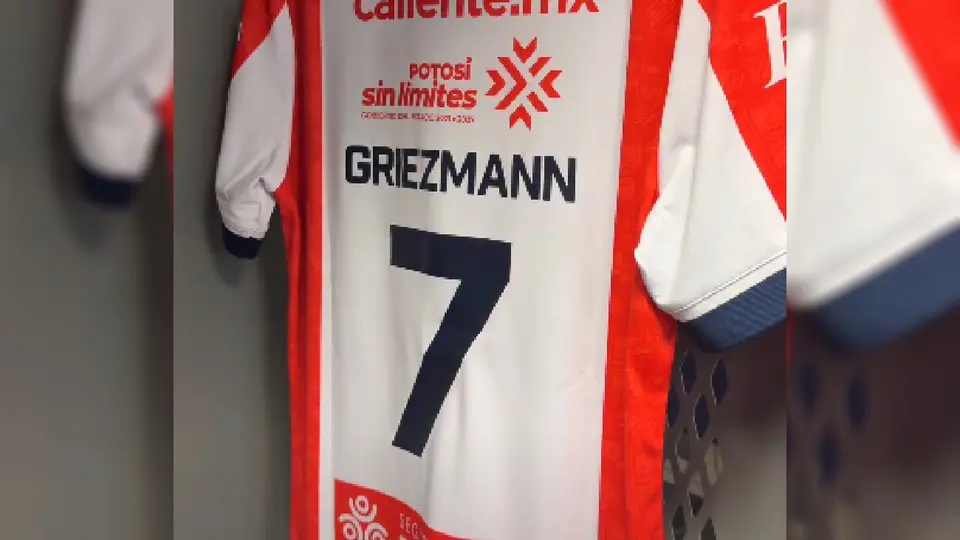 Jersey de Antoine Griezmann con el Atlético de San Luis | CAPTURA