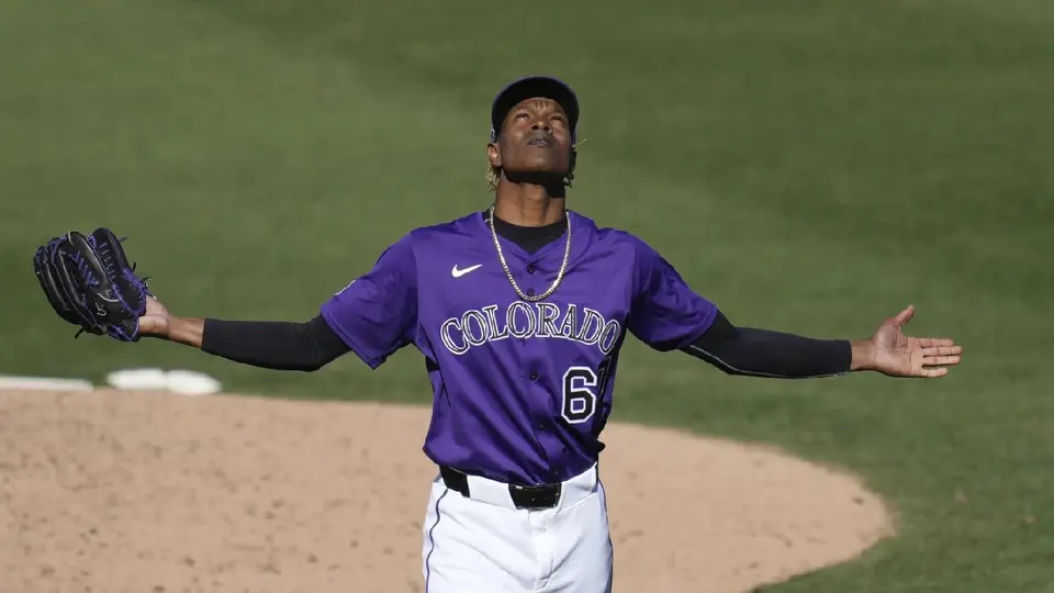 Jefry Yan con los Rockies | AP