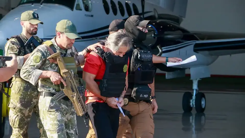 El exfuncionario permanece recluido en el penal del Altiplano tras su detención en Paraguay en 2025./(X/@senad_paraguay)