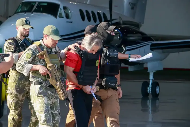 El exfuncionario permanece recluido en el penal del Altiplano tras su detención en Paraguay en 2025./(X/@senad_paraguay)