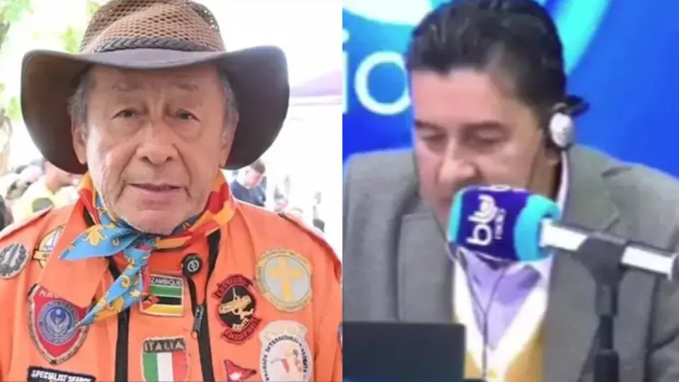 Héctor Méndez pidió evitar la politización de las labores de rescate durante la entrevista con el periodista colombiano. / Redes