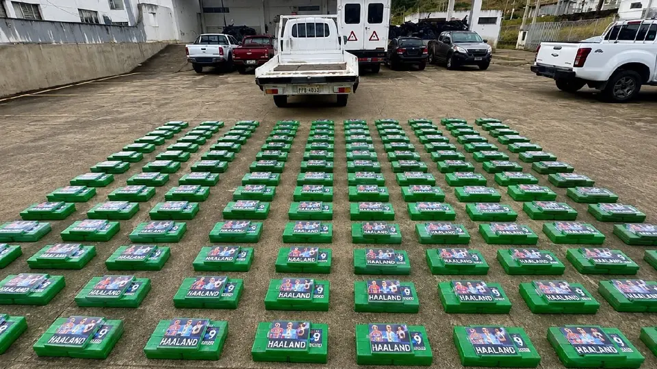 La droga iba oculta en un doble fondo de una camioneta en el Ecuador / Especial