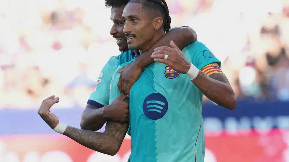 Raphinha Barcelona vs Levante l AP