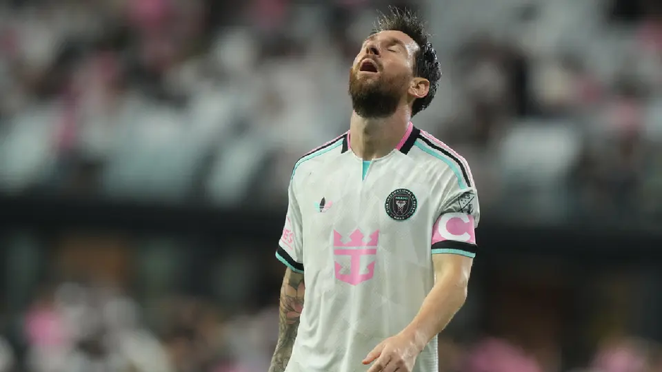 Lionel Messi, en lamento, con Inter Miami | AP