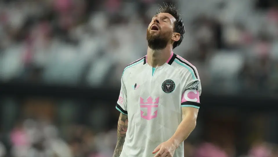 Lionel Messi, en lamento, con Inter Miami | AP