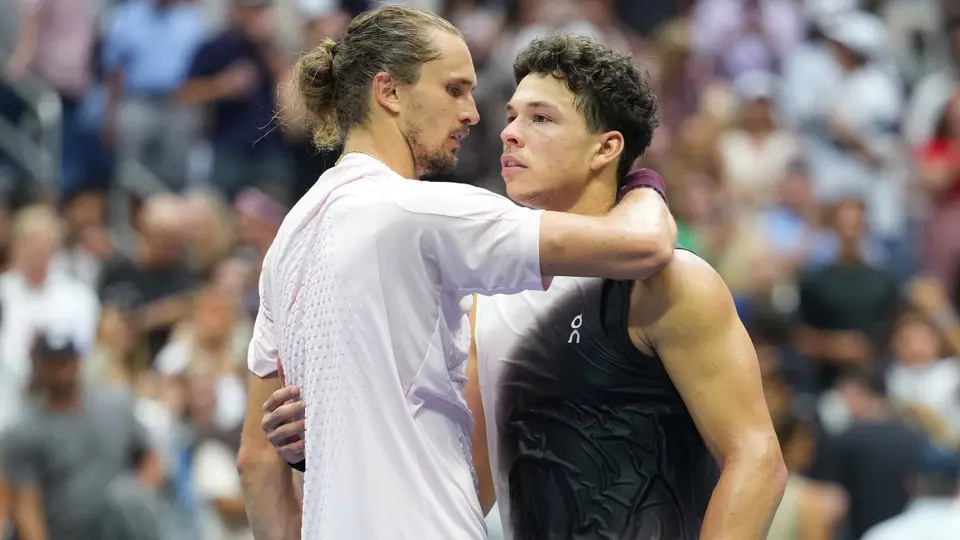 Zverev felicita a Ben Shelton por el juego | AP