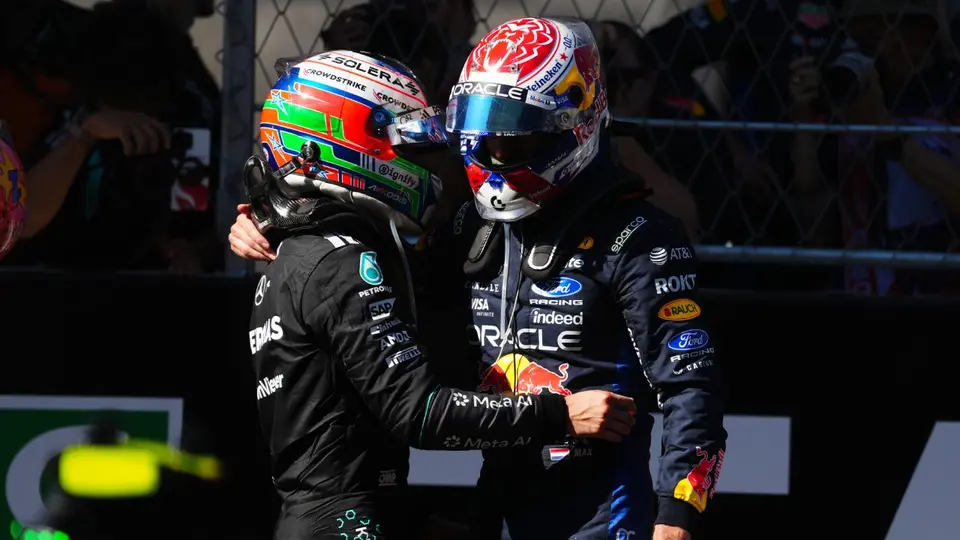 Antonelli y Verstappen en el Gran Premio de España | AP