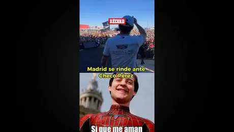Madrid se rinde ante Checo Pérez