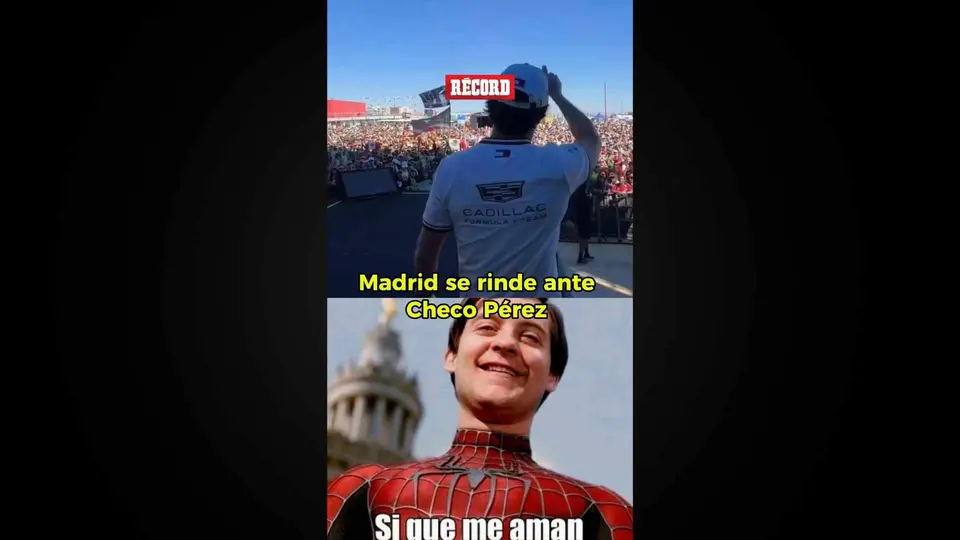 Madrid se rinde ante Checo Pérez