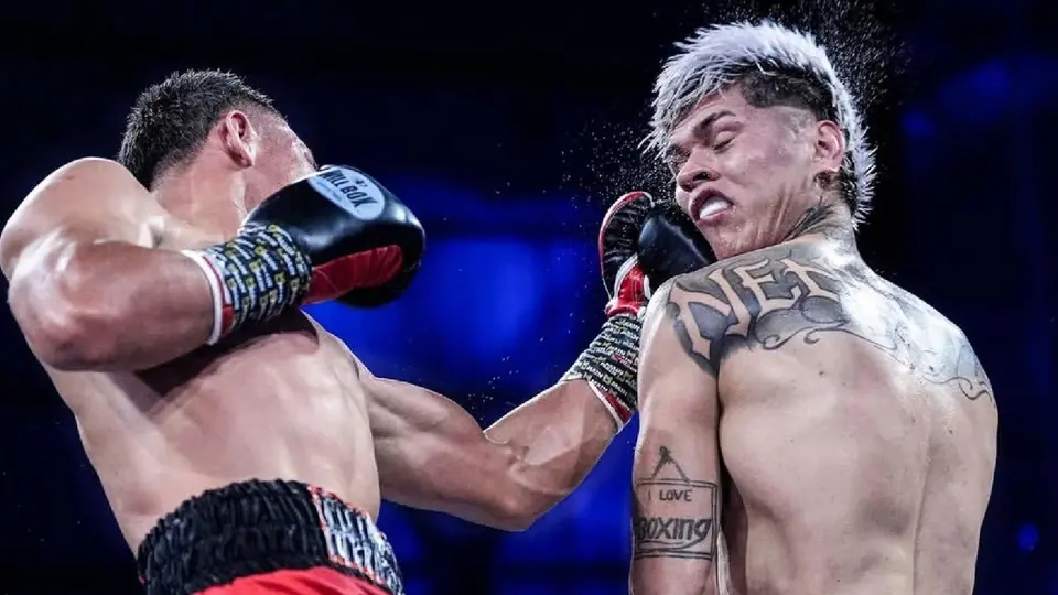 Zurdazo a boxeador argentino Rodrigo Ruiz | X:@tuchojurnet13