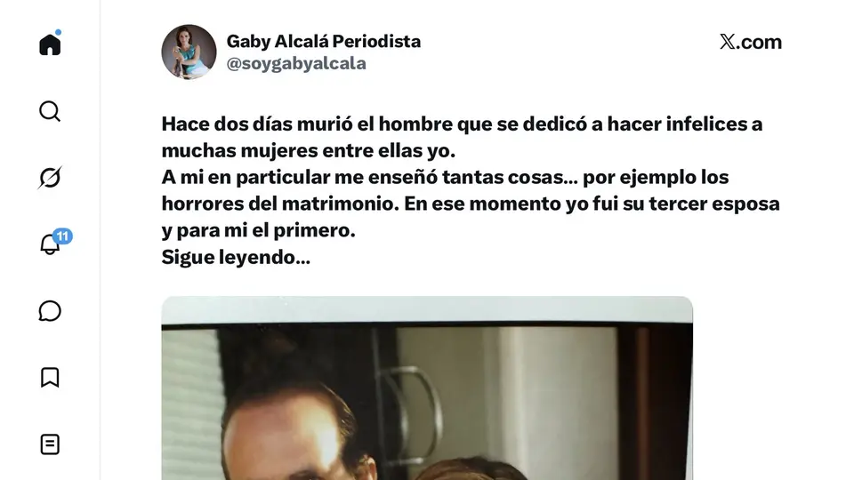 Gabriela Alcalá denunció presuntos episodios de violencia durante su matrimonio con Óscar Mario Beteta./@gabyalcalá
