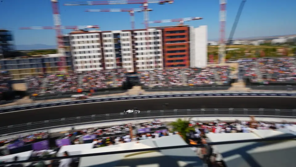 Panorámica de Checo Pérez en el Gran Premio de España 2026 | AP