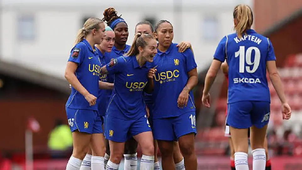 Chelsea golea al Manchester United l X: @CFCWdaily
