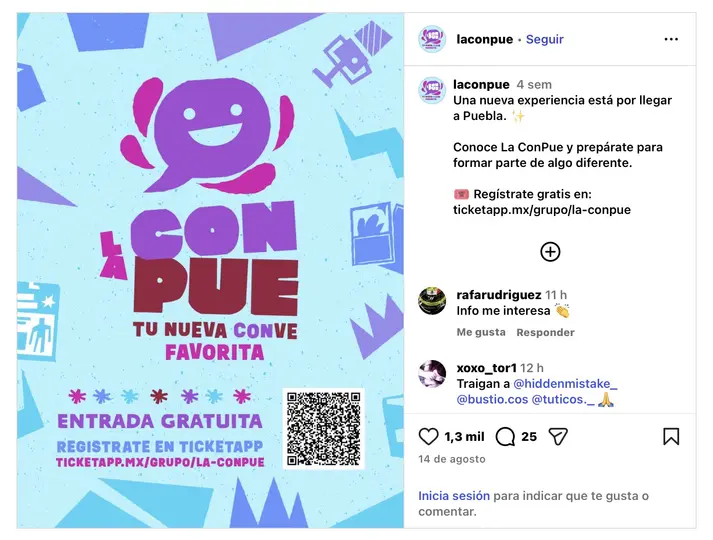 El actor estará en el Centro Expositor los días 28 y 29 de noviembre de 2026./@laconpue