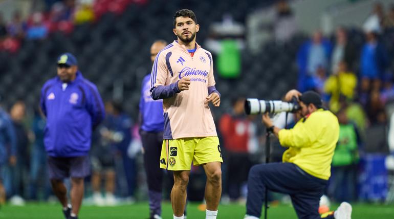 América calentando previo al Clásico Joven | MEXSPORT