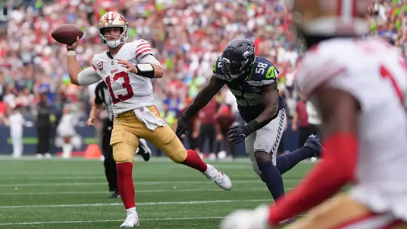 Los 49ers se sobreponen a dos intercepciones de Brock Purdy y vencen a los Seahawks