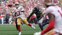 Los 49ers se sobreponen a dos intercepciones de Brock Purdy y vencen a los Seahawks