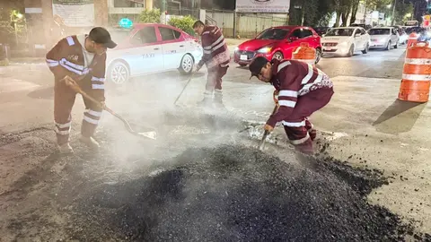¡Toma Precauciones! Conoce el cierre de vialidades por programa de Bacheo Nocturno