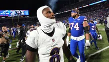 Lamar Jackson 'agrede' a aficionado de Bills durante festejo de TD