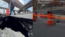 Otra vez Iztapalapa: ahora aparece megagrieta en Puente de la Concordia, donde explotó la pipa de gas