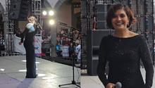 Ella es Yessi Villa, cantante que tuvo sólo una persona en el público para su concierto