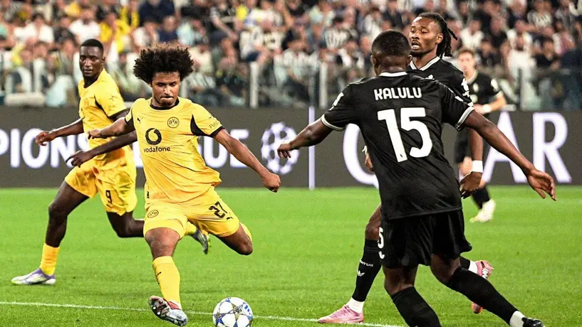 Lluvia de goles en Turín; Juventus y Borussia Dortmund igualan a cuatro goles en la Champions League