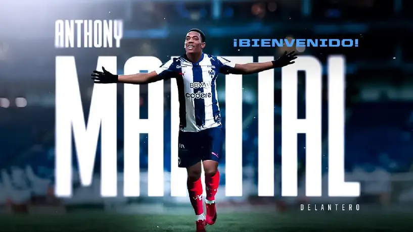 ¡Oficial! Anthony Martial es nuevo jugador de Rayados de Monterrey