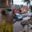 VIDEOS: Lluvias en Querétaro dejan dos muertos, casas anegadas y autos flotando