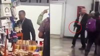 VIDEO: Sacó un arma, gritó y apuntó a otro usuario del Metro de CDMX ¿Quién era este sujeto?