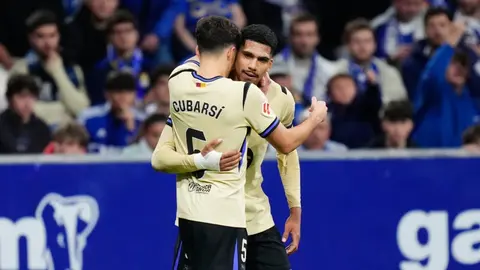 Barcelona vence de visita al Oviedo y acecha a Real Madrid